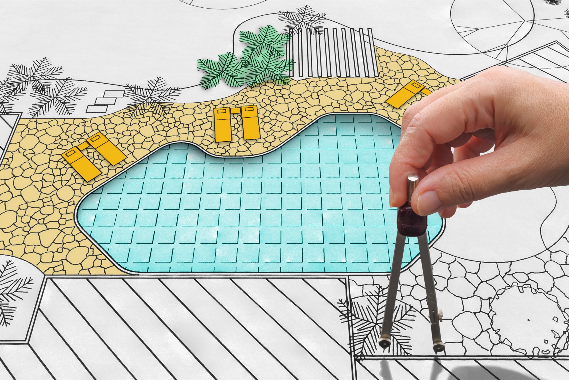 Custom pool design